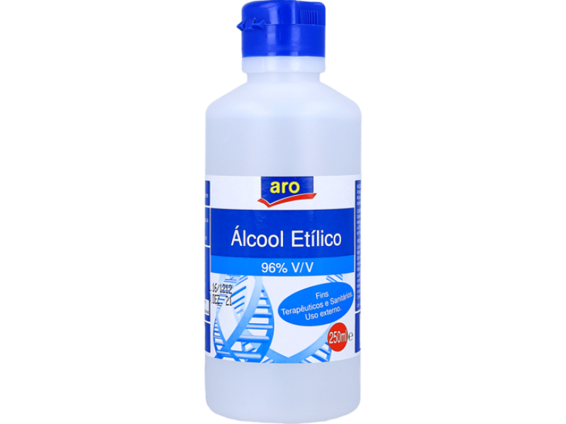 ALCOOL 96º 250ML (IVA INCLUÍDO) ALCOOL 96º 250ML (IVA INCLUÍDO)