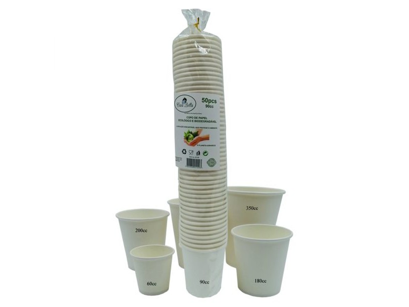 Copos Papel café 90cc pack 50 UND (iva incluído) Copos Papel café 90cc pack 50 UND (iva incluído)