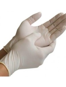 LUVA LATEX C/PÓ M (CX100) (IVA INCLUÍDO)