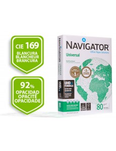 Papel fotocopia Navigator Universal A4 80g branco (iva incluído)